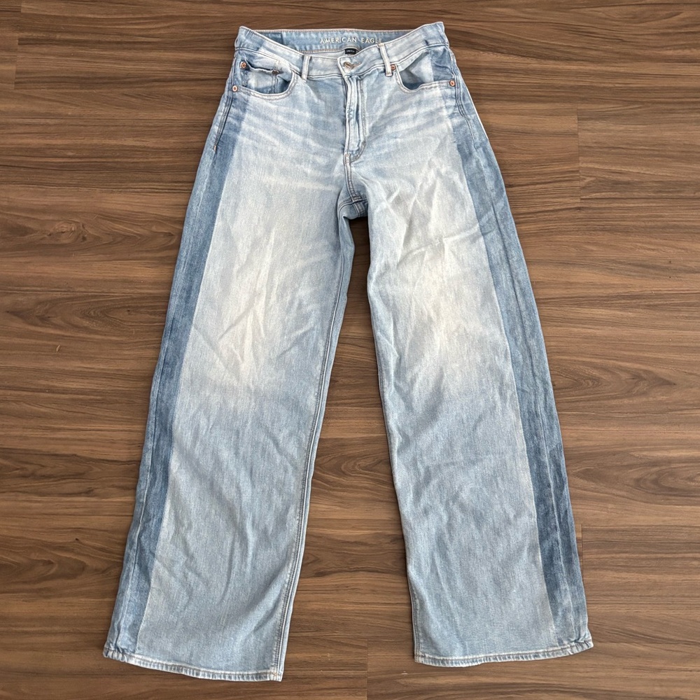 American Eagle Outfitters Super High Rise Baggy Wide Leg Jeans